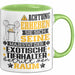 ExotischeTierhalter Geschenk Tasse Lustiger Spruch Erheben Sie Sich Der ExotischeTierhalter Betritt den Raum Grün Trendation