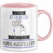 Hundeausstellerin Tasse Geschenk Becher Stark Attraktiv Furchtlos Hundeausstellerin Lustige Geschenkidee Rosa Trendation