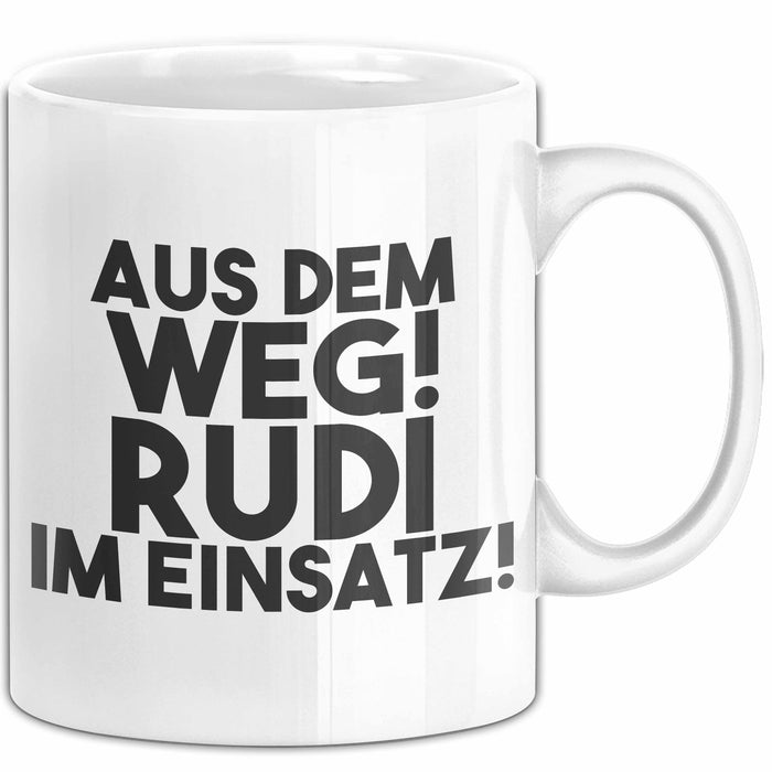 Rudi Tasse Aus Dem Weg! Rudi Im Einsatz! Geschenk