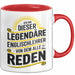 Englischlehrer Unterricht Tasse Geschenk Lustige Geschenkidee Spruch Ich Bin Dieser Englischlehrer Von Dem Alle Reden Rot Trendation