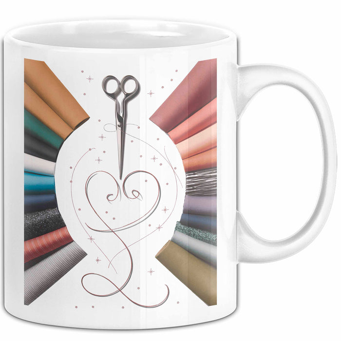 Schneider Tasse Geschenk Lustige Geschenkidee Spruch Für Näh Künstler Weiß Trendation