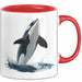 Wal Tier Tasse Geschenk Lustige Geschenkidee Spruch Rot Trendation