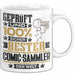 Comic-Sammler Geschenk Lustiger Spruch für Comic-Sammler Geschenkidee Bester Comic-Sammler Der Welt Weiß Trendation
