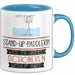 Stand-Up-Paddlerin Weil Es Keinen Schöneren Beruf Gibt Tasse Geschenk für Eine Stand-Up-Paddlerin Lustig Blau Trendation