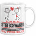 Stiefschwager Geschenk Tasse Ich Bin Stiefschwager Aber Sag Doch Einfach Superheld Lustige Geschenkdiee für Stiefschwager Kaffee-Becher Weiß Trendation