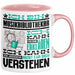 Musikbibliothekar Geschenk Tasse Lustige Geschenkdiee für einen Musikbibliothekar Geburtstag Ich Bin Musikbibliothekar Ich Kann Es Dir Erklären Aber Nicht Für Dich Verstehen Rosa Trendation