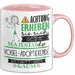 Vogel-Adoptierende Tasse Geschenk Lustiger Spruch Bitte Erheben Sie Sich Seine Majestät Die Vogel-Adoptierende Betritt Den Raum Rosa Trendation