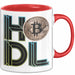 Kryptowährungs Fan Tasse Geschenkidee für Krypto Besitzer Rot Trendation