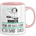 Geschenk für Drum-and-Bass-DJane Tasse Lustige Geschenkidee Geburtstag Ich Bin Drum-and-Bass-DJane Ich Darf Das Rosa Trendation