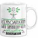 Keyboarderin Geschenk Tasse Lustiger Spruch Keyboarderin Weil Superheldin Kein Offizieller Beruf Ist Geschenkidee Weiß Trendation