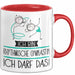 Geschenk für Rhythmische Gymnastin Tasse Lustige Geschenkidee Geburtstag Ich Bin Rhythmische Gymnastin Ich Darf Das Rot Trendation