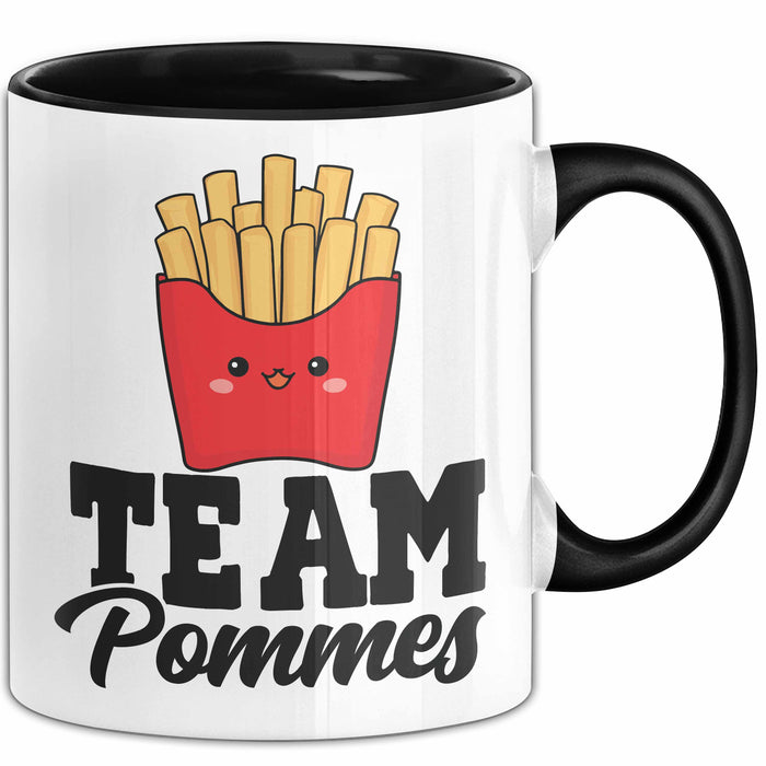 French Fries Tasse Pommes Frites Team Fritten Fans Trendation