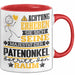 Patenonkel Geschenk Tasse Lustiger Spruch Erheben Sie Sich Der Patenonkel Betritt den Raum Rot Trendation