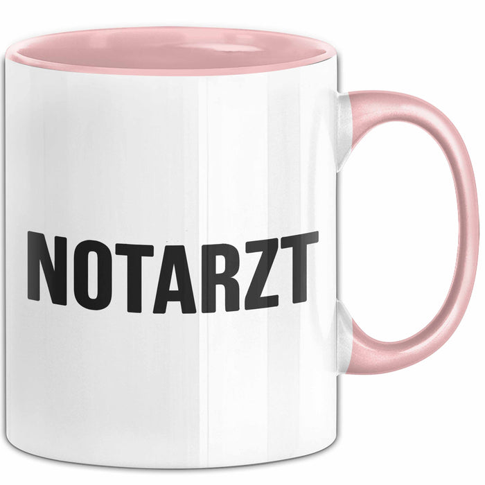 Sanitäter Tasse Geschenk Notfallarzt & Rettungssanitäter Rosa Trendation