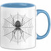 Spinne Vogelspinne Tier Tasse Geschenk Lustige Geschenkidee Spruch Blau Trendation