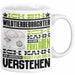 Wildtierbeobachter Geschenk Kaffee-Tasse Geschenkidee für Wildtierbeobachter Ich Bin Wildtierbeobachter Ich Kann Es Dir Erklären Jedoch Nicht Für Dich Verstehen Spruch Lustig Weiß Trendation