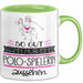 Polo-Spielerin Geschenk Tasse So Gut Kann Nur Eine Polo-Spielerin Aussehen Geschenkidee Geburtstag Weihnachten Lustig Grün Trendation