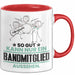 Bandmitglied Geschenk Tasse So Gut Kann Nur Ein Bandmitglied Aussehen Geschenkidee Kaffee-Becher Rot Trendation