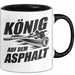 Stockschießen Tasse Geschenkidee König Auf Der Strasse Trendation