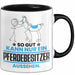 Pferdebesitzer Geschenk Tasse So Gut Kann Nur Ein Pferdebesitzer Aussehen Geschenkidee Kaffee-Becher Schwarz Trendation