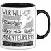 Abenteurerin Tasse Geschenk Spruch Wer Will Schon Prinzessin Sein Wenn Man Auch Abenteurerin Sein Kann Trendation