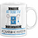 Aquarium-Hobbyistin Tasse Geschenk Becher Stark Attraktiv Furchtlos Aquarium-Hobbyistin Lustige Geschenkidee Weiß Trendation