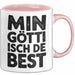 Goetti Tasse Geschenk Min Goetti Isch De Best Geschenkidee Patenonkel Schweiz Rosa Trendation