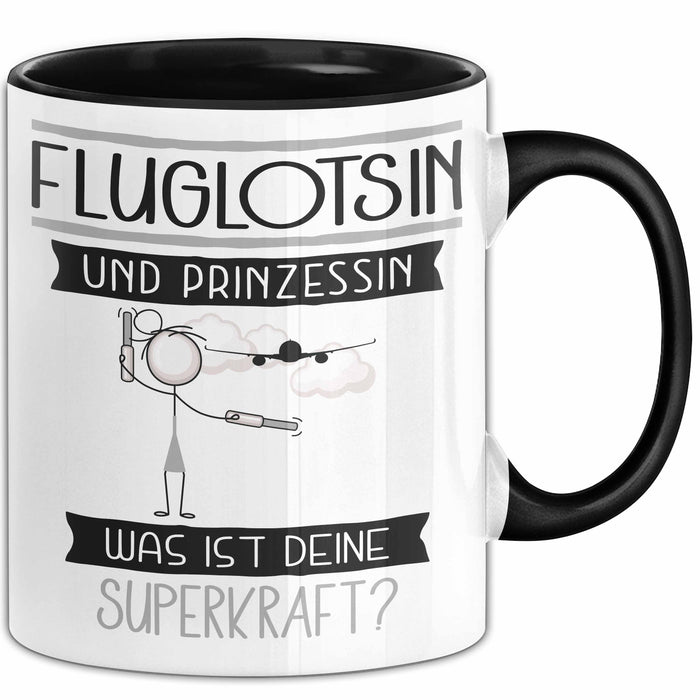 Fluglotsin Und Prinzessin Tasse Geschenk Für Eine Fluglotsin Geburtstag Was Ist Deine Superkraft Trendation