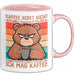 Kaffeeliebhaber Tasse Geschenk Lustige Geschenkidee Spruch Kaffee Macht Einfach Seinen Job Ich Mag Kaffee Rosa Trendation
