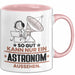 Astronom Geschenk Tasse So Gut Kann Nur Ein Astronom Aussehen Geschenkidee Kaffee-Becher Rosa Trendation