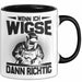 Schweißer Tasse Geschenk Wenn Ich Wigse Dann Richtig Spruch Becher Trendation