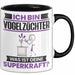 Vogelzüchter Tasse Geschenk für Vogelzüchter Geburtstag Lustiger Spruch Kaffee-Becher Was Ist Deine Superkraft Schwarz Trendation