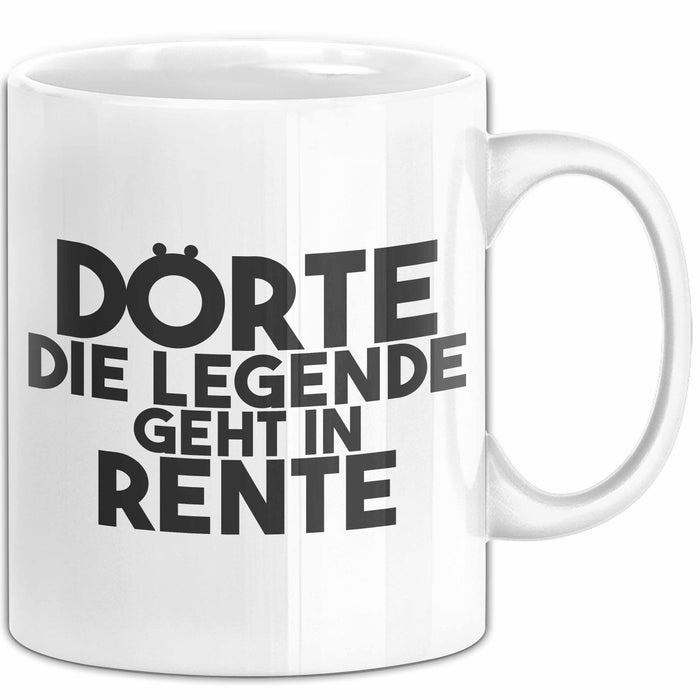 Doerte Tasse Doerte – Die Legende Geht In Rente Geschenk