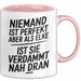 Elke Tasse Geschenk Niemand Ist Perfekt Elke Verdammt Nah Dran Geschenkidee Rosa Trendation