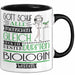 Biologin Geschenk Becher Tasse Gott Schuf Alle Menschen Gleich Nur Die Besten Durfeten Biologin Werden Geschenkidee Lustig Trendation