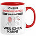 Bogenschütze Geschenk Tasse Lustiger Spruch Ich Bin Bogenschütze Warum Weil Ich Es Kann Geschenkidee Bester Bogenschütze Geburtstag Kaffee-Becher Rot Trendation