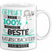 Beste Naturbeobachterin Der Welt Tasse Geschenk für Eine Naturbeobachterin Geprüft Und Sicher Geschenkidee Geburtstag Weihnachten Weiß Trendation