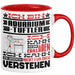 Aquarium-Tüftler Geschenk Kaffee-Tasse Geschenkidee für Aquarium-Tüftler Ich Bin Aquarium-Tüftler Ich Kann Es Dir Erklären Jedoch Nicht Für Dich Verstehen Spruch Lustig Rot Trendation