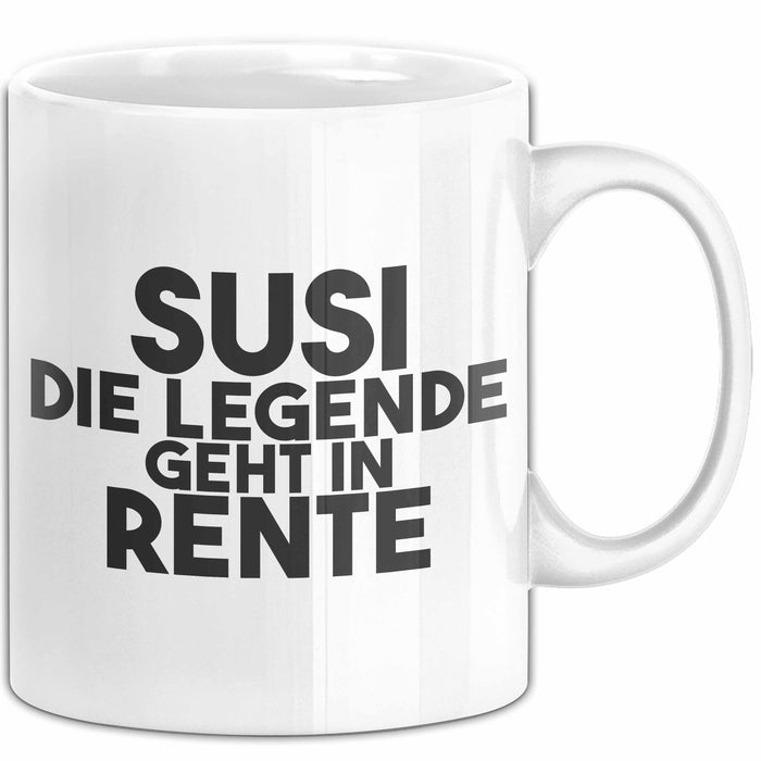 Susi Tasse Susi – Die Legende Geht In Rente Geschenk