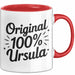 Ursula Tasse Geschenk Original 100% Ursula Geschenkidee Geburtstag Rot Trendation