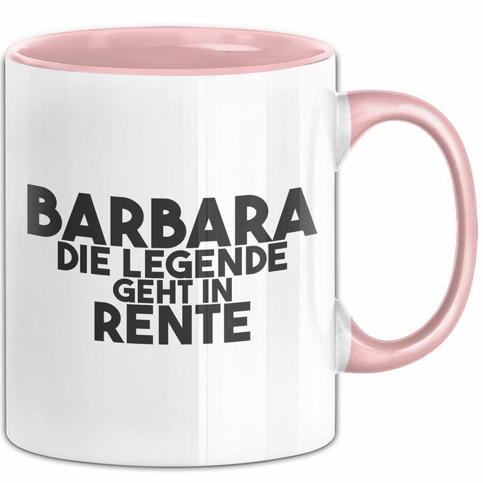 Barbara Tasse Barbara – Die Legende Geht In Rente Geschenk