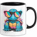 Schildkröte Tier Sonnenbrille Tasse Geschenk Lustige Geschenkidee Spruch Trendation
