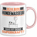 Hundemasseur Tasse Geschenk für Hundemasseur Geburtstag Lustiger Spruch Kaffee-Becher Was Ist Deine Superkraft Rosa Trendation
