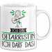 Geschenk für Gitarristin Tasse Lustige Geschenkidee Geburtstag Ich Bin Gitarristin Ich Darf Das Weiß Trendation