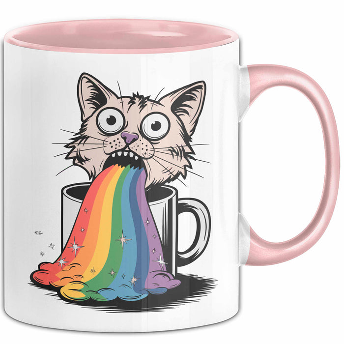 Memelord Tasse Geschenkidee für Meme Süchtige Rosa Trendation