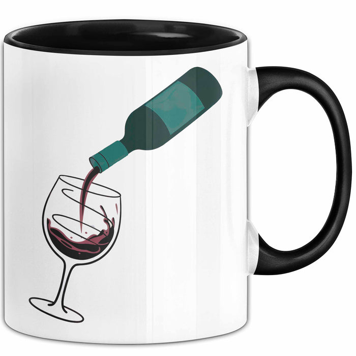 Weinliebhaber Tasse Geschenkidee für Wein Enthusiasten Trendation