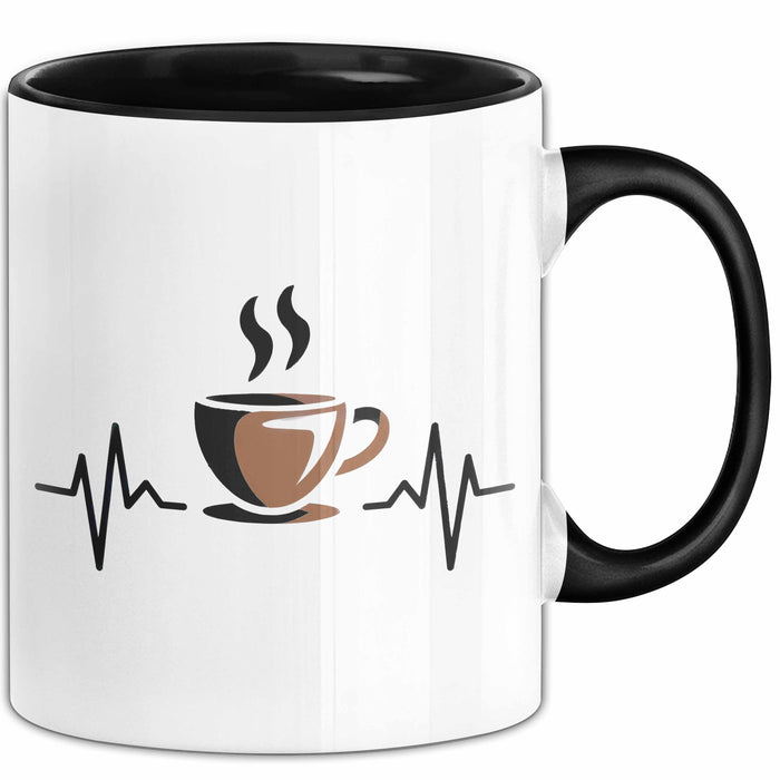 Kaffee Junkie Tasse Geschenkidee für Koffeinliebhaber Trendation