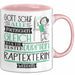 Raptexterin Geschenk Becher Tasse Gott Schuf Alle Menschen Gleich Nur Die Besten Durfeten Raptexterin Werden Geschenkidee Lustig Rosa Trendation