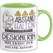 Designerin Tasse Geschenk Lustig Abstand Halten Hochleistungs-Designerin Mit Drang Zur Perfektion Bei Der Arbeit Grün Trendation