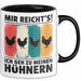 Huhn Tier Bauer Tasse Becher Geschenk Lustige Geschenkidee Spruch Mir Reichts Ich Geh Zu Meinen Hühnern Trendation